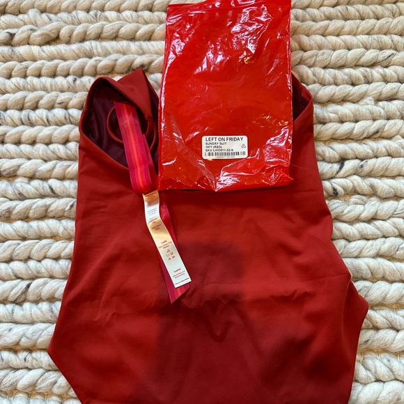 NWT Left On Friday Sunday Suit, 1971 (Red) Size Small, Regular Length SOLD OUT - Picture 9 of 9